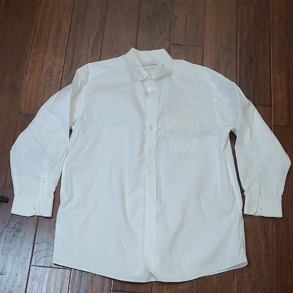 Roundtree & Yorke Gold Label White Dress Shirt size 16.5/33